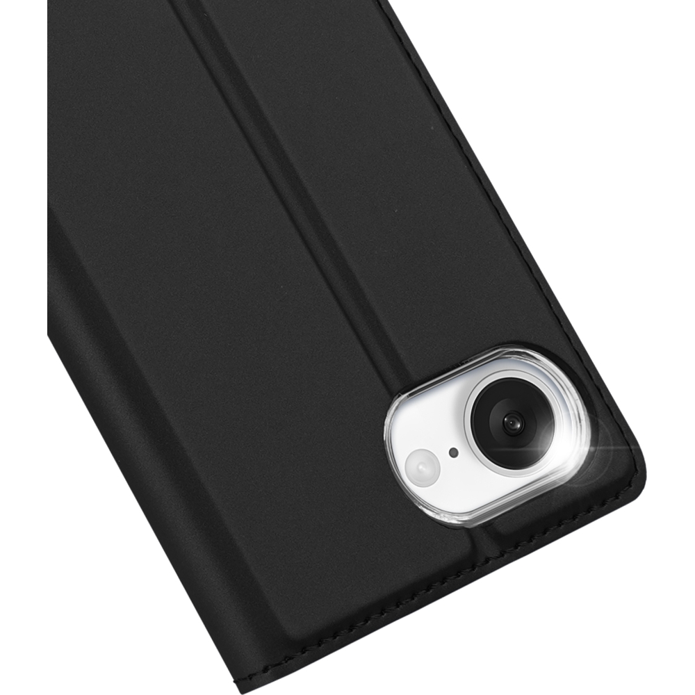 Etui z klapką Dux Ducis Skin Pro do iPhone 17e / 16e, czarne